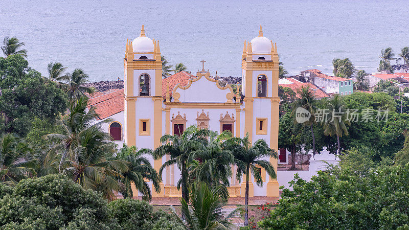 Nossa Senhora do Carmo教堂在Olinda市，伯南布哥州，巴西